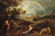 Landscape with Rainbow Peter Paul Rubens